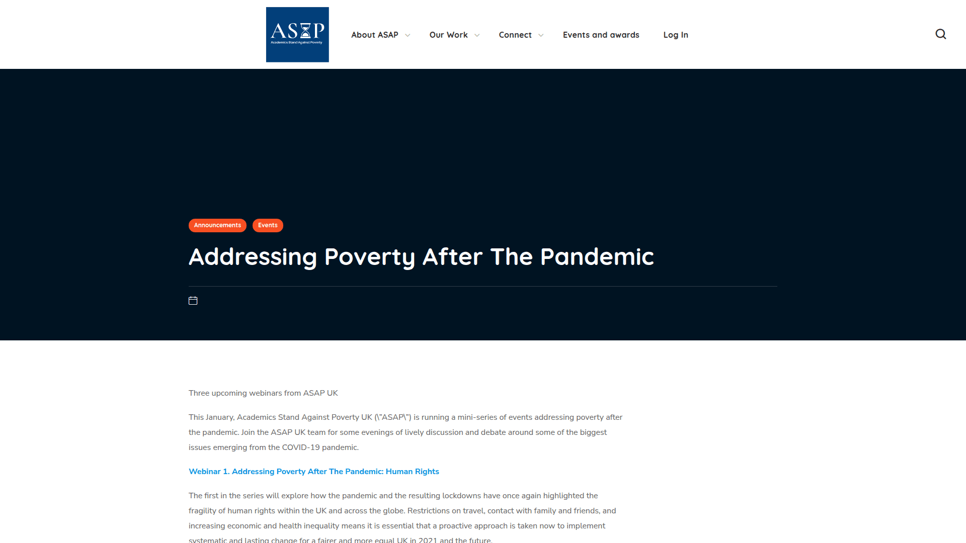 Addressing Poverty After The Pandemic: Poverty and the Environment