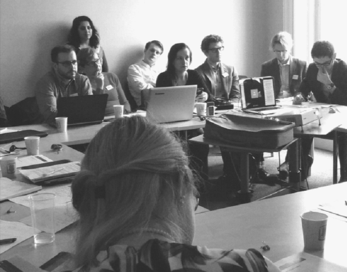 ASAP members and collaborators in discussion