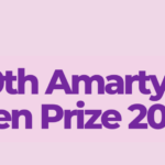 Tenth Annual Amartya Sen Prize