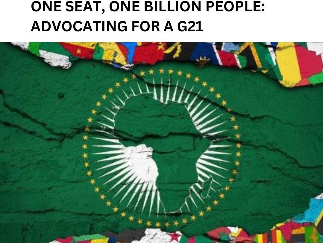 ONE SEAT, ONE BILLION PEOPLE: ADVOCATING FOR A G21 - 1